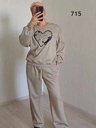 Костюм Спорт Fsn 715 beige - делук