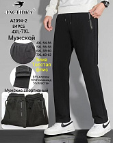 Штаны Спорт Giang G125-2094-2 black - делук