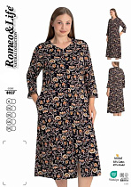 Халат Cotpark 8027 brown - делук