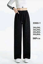 Штаны Спорт Hoan 2200-1 black - делук