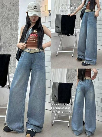 Джинсы Meloria 26806 grey - делук