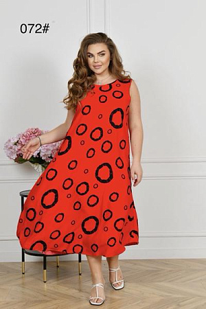 Сарафан Estima 072 red-black - делук
