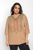 Вышиванка Global GL148 beige - делук