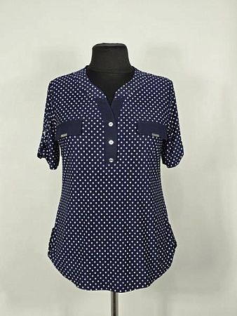 Блузка Ileana IL97 navy - делук