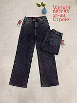 Джинсы Vanver D82083 d.grey - делук