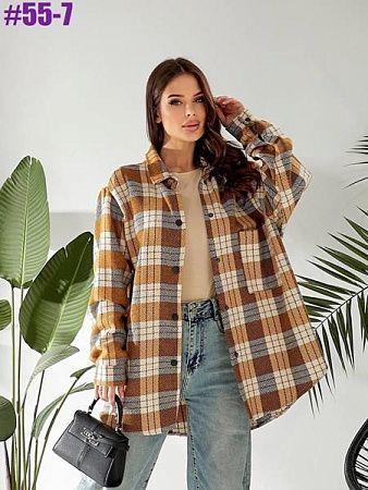 Рубашка Bat 55-7 beige - делук