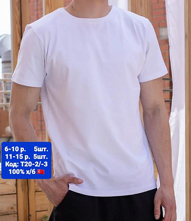 Футболка Amz T20-3 white - делук