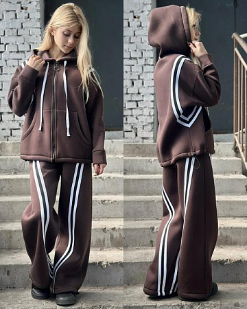 Костюм Спорт Karolina KR336 brown - делук