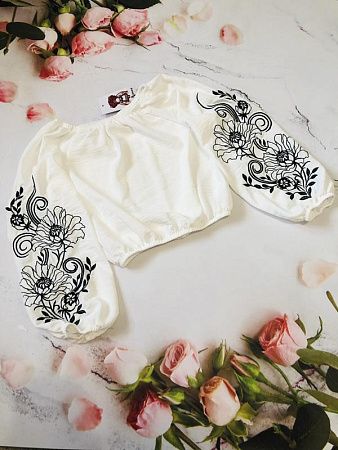Блузка Moda School M53 white - делук