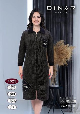 Халат Sss Annet DO-D4625 navy - делук