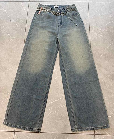 Джинсы Saint Wish 7521 l.blue - делук