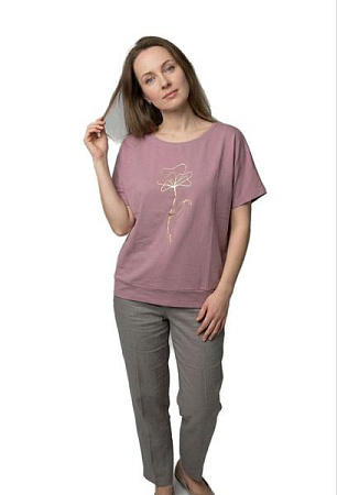 Футболка Fsn 6481 powder - делук