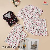 Пижама Saimeiqi 2535-16 black - делук