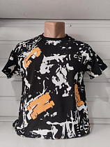 Футболка Panda 1716 black - делук