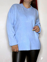 Свитер Kosta 8609 l.blue - делук