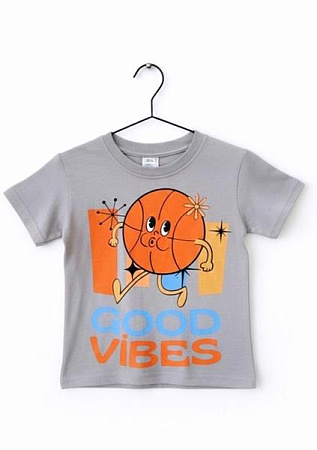 Футболка Dino DN279 grey - делук