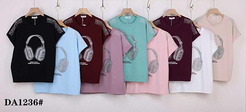 Футболка Xie DA1236 mix - делук