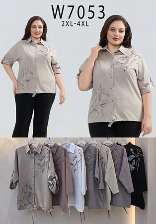 Рубашка Estima W7053 mix - делук