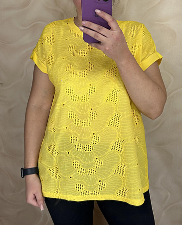 Футболка Levisha 26005 yellow - делук