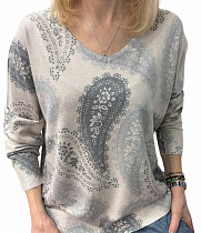 Свитер Levisha 25240 beige - делук