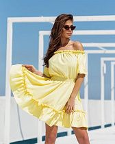 Платье Latoria 432 yellow - делук
