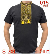 Вышиванка Надийка ND771-015 black - делук