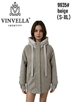 Куртка Immei 9935 beige - делук