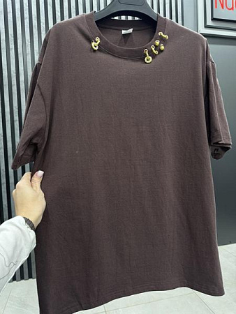 Футболка Style Nadezhda SN663 brown - делук