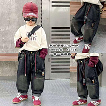 Джинсы Fashion Kids D8720 navy - делук