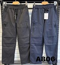 Штаны Liopt A806 black - делук