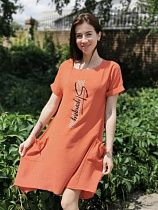 Платье Liart 681 orange - делук