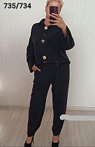 Костюм Fsn 735-734 black - делук