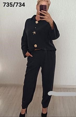 Костюм Fsn 735-734 black - делук