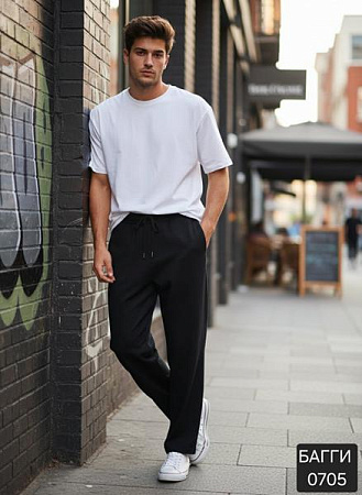 Штаны Спорт Moranny 0705 black - делук