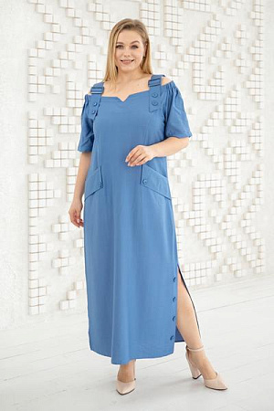 Платье Romeo Life RL1005 blue - делук