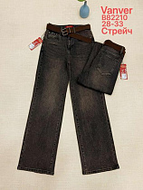 Джинсы Vanver B82210 brown - делук