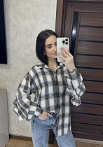 Рубашка Valentina 9 grey - делук