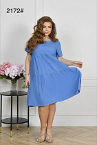 Платье Estima 2172 l.blue - делук