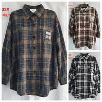 Рубашка Hoan 7732 brown-navy - делук