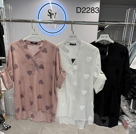 Рубашка Saint Wish D2283 mix - делук