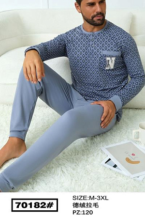 Пижама Romeo Life 70182 l.blue - делук