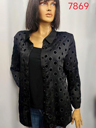 Рубашка Lida 7869 black - делук