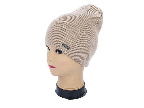 Шапка Angelica VC001-1 beige - делук