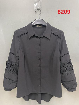 Рубашка Lida 8209 d.grey - делук