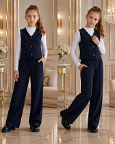Костюм Karolina KR817 navy - делук