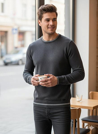 Свитер Moranny 6173 grey - делук