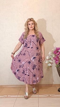 Платье Romeo Life 1515 powder - делук