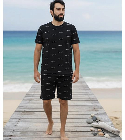 Костюм Спорт Annet YT7038 black - делук