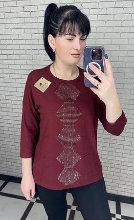 Свитер Shipi 25206 wine - делук