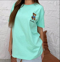 Футболка Lora LR1145 mint - делук